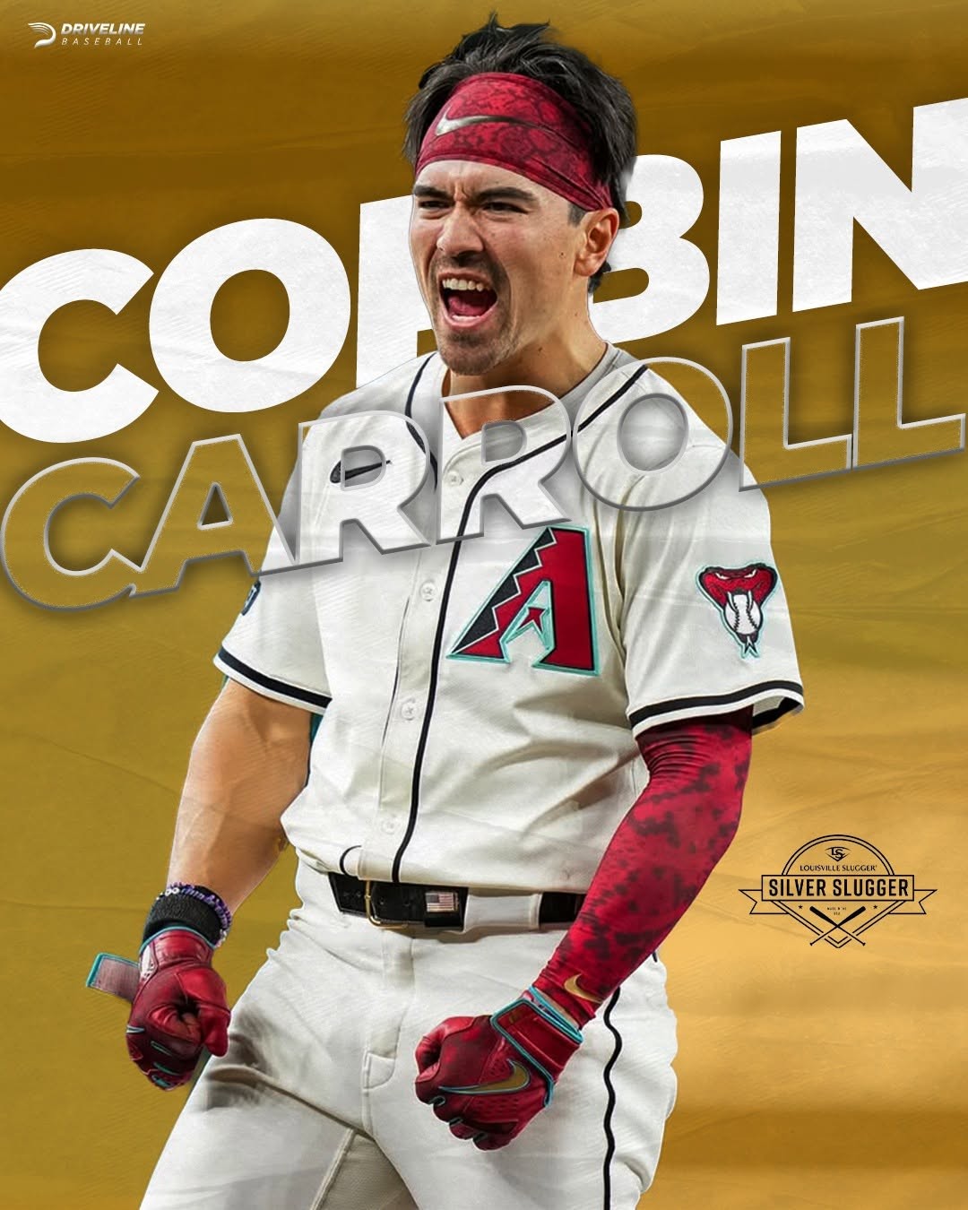 Corbin Carroll Silver Slugger graphic